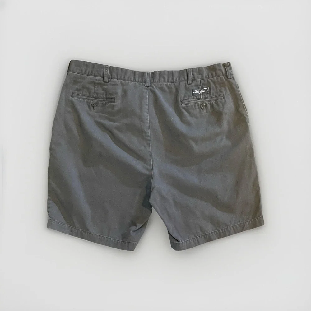 Polo Ralph Lauren Prospect Shorts Mens 40 Navy Chino Flat Front Classic Preppy - Picture 6 of 7